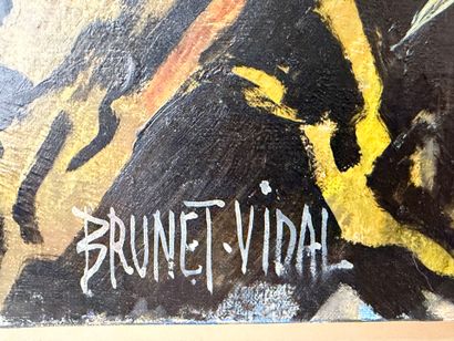Michele BRUNET VIDAL (1938) 
Bouquet with...