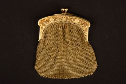 Gold purse, circa 1900
750°/00 gold
Weight:...