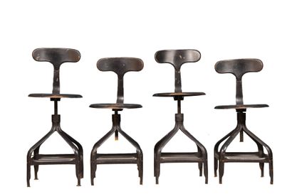 NICOLLE attributed to 
Set of four workshop...