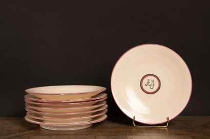 Jean BESNARD (1889–1958)
Set of eight dinner...