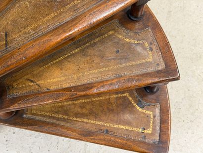 Library staircase. 
Height: 113 cm
Stain...