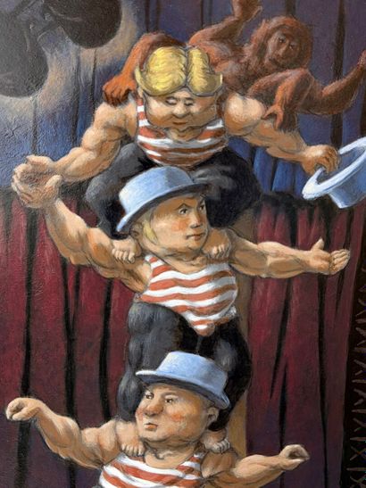 Christian VASSORT (1955)
The Musketeers
acrylic
30...