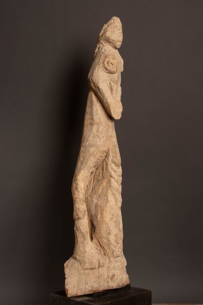 PAPUA, New Guinea - Sepik Culture. 
A carved...