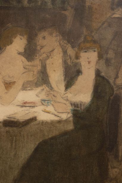 George BOTTINI (1874–1907)
Cabaret Scene
Watercolor...