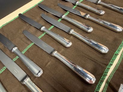 CHRISTOFLE AMERICA model
Silver plated cutlery...