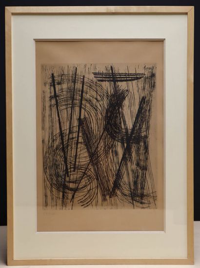 Hans HARTUNG (1904–1989) - 
Composition 15...
