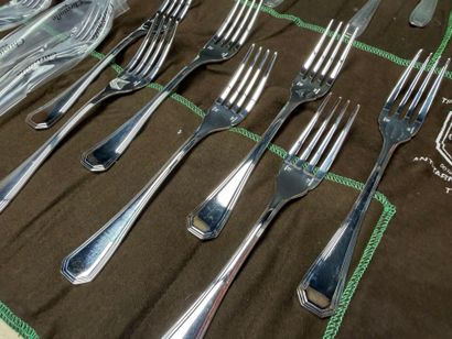 CHRISTOFLE AMERICA model
Silver plated cutlery...