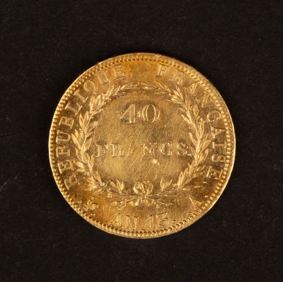 40-franc gold coin. Napoleon, Year 13
Weight:...