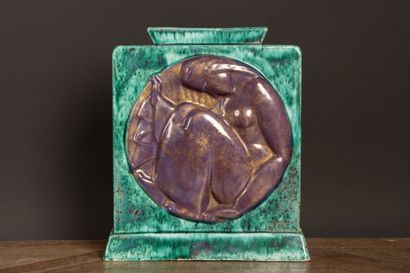 Edouard CAZAUX (1889–1974)
Quadrangular ceramic...