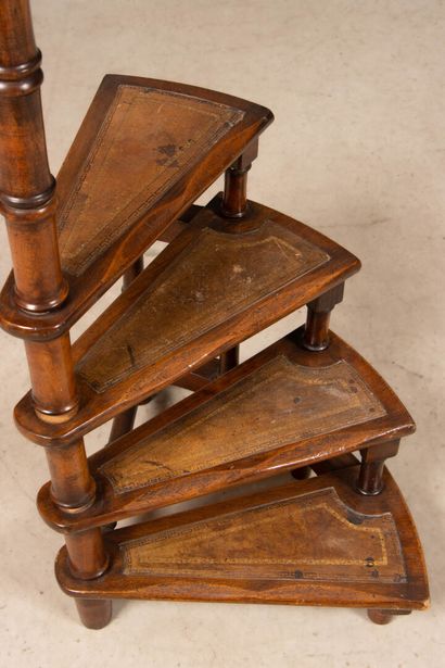 Library staircase. 
Height: 113 cm
Stain...