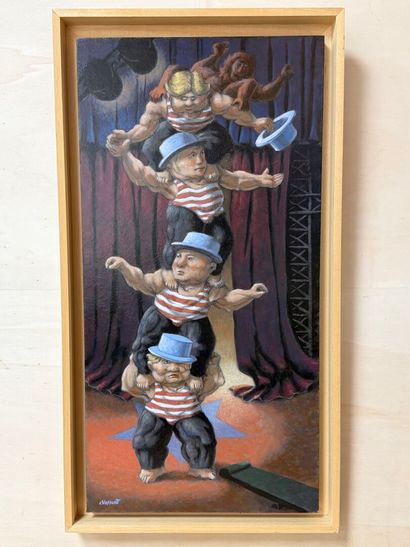 Christian VASSORT (1955)
The Musketeers
acrylic
30...