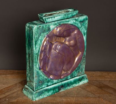 Edouard CAZAUX (1889–1974)
Quadrangular ceramic...