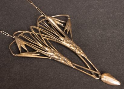 Henry MIAULT 
Art Nouveau necklace consisting...
