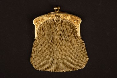 Gold purse, circa 1900
750°/00 gold
Weight:...