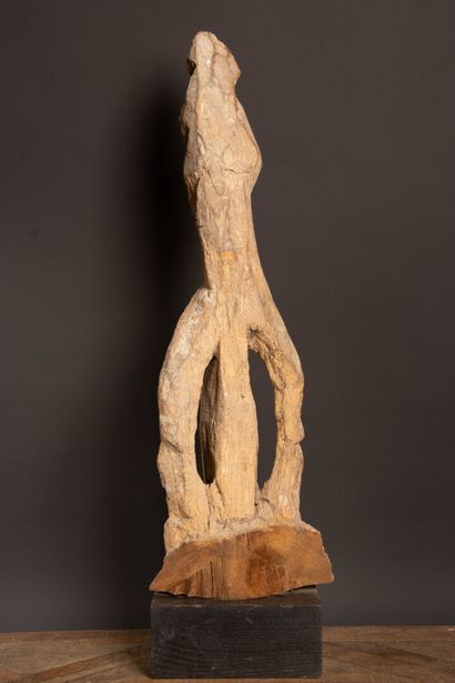 PAPUA, New Guinea - Sepik Culture. 
A carved...