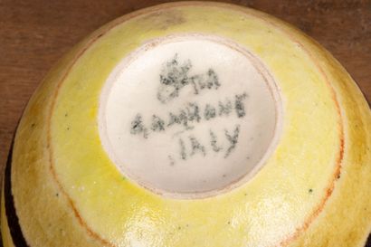 Guido GAMBONE (1909-1969) 
Small ceramic...