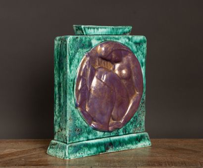 Edouard CAZAUX (1889–1974)
Quadrangular ceramic...