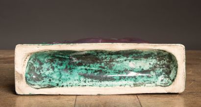 Edouard CAZAUX (1889–1974)
Quadrangular ceramic...