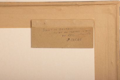 Jean-Pierre FRERE (XX) 
Project for a trompe...