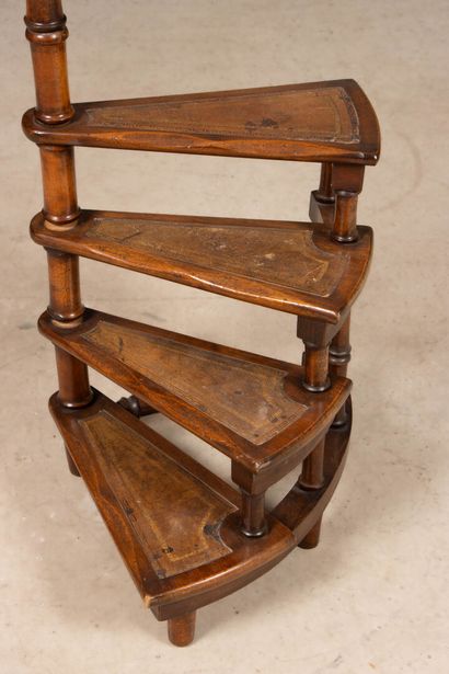 Library staircase. 
Height: 113 cm
Stain...