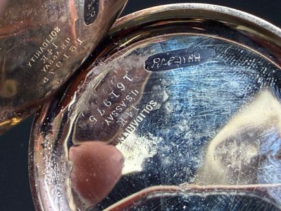 14K gold pocket watch, 585°/00
Gross weight:...