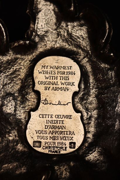 ARMAN (1928–2005) for CHRISTOFLE
Violins,...