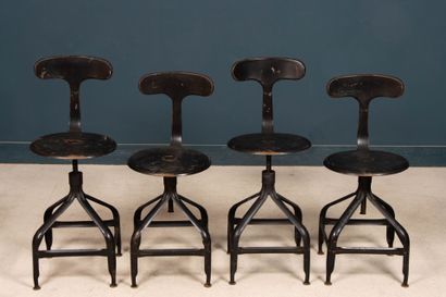 NICOLLE attributed to 
Set of four workshop...
