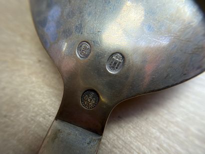 Cinq couverts en argent du Danemark. 
836°/00
L....