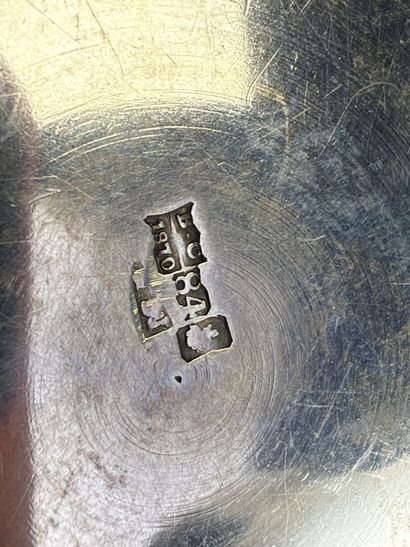 Lot d'argent russe comprenant louche, tasses,...