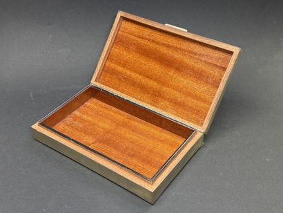 Coffret monture en argent 800°/00. 
3 x 17,5...