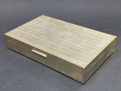 Coffret monture en argent 800°/00. 
3 x 17,5...