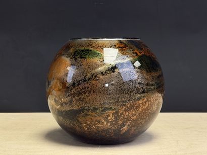 Jean Noël BOUILLET (né en 1943) - 
Vase boule...