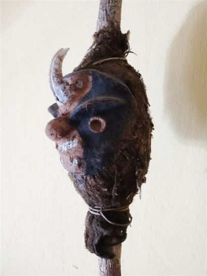 Tête rituelle TEMES NEVINBUR, Sud Ile Malakula,...