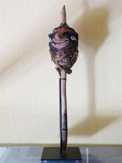 Tête rituelle TEMES NEVINBUR, Sud Ile Malakula,...