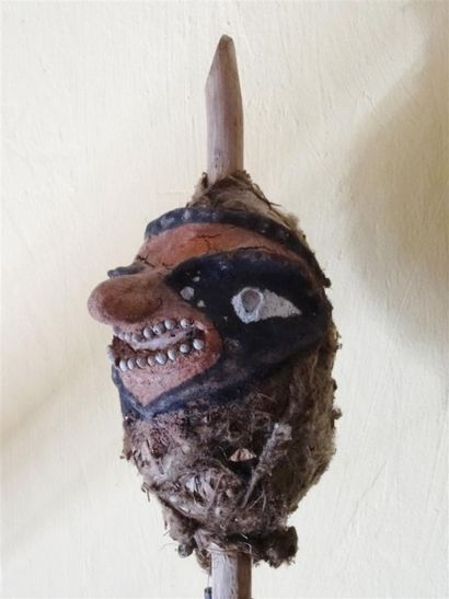 Tête rituelle TEMES NEVINBUR, Sud Ile Malakula,...