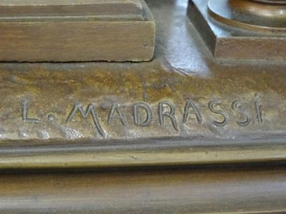 Luca MADRASSI (1848-1919) La joueuse de mandoline...