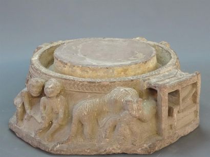 Rare meule / mortier d'herboriste Birmanie...