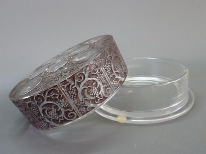 LALIQUE France Boite ronde 