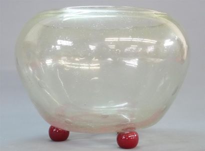 Charles SCHNEIDER (1881-1953) Vase en verre...