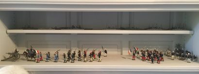 Collection de soldats de plomb CBG et navires...