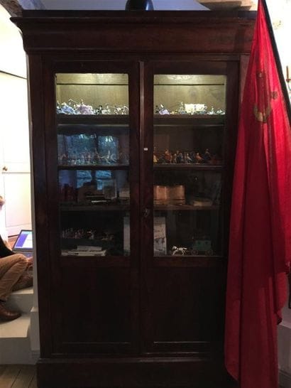 Vitrine en acajou Louis Philippe ( manques...