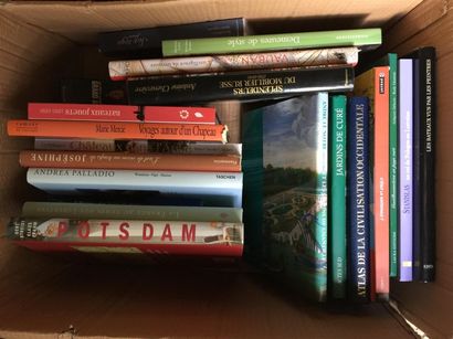 Lot de livres : demeures de style, vauban...