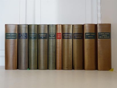 LA PLEIADE. Ensemble de dix volumes comprenant...
