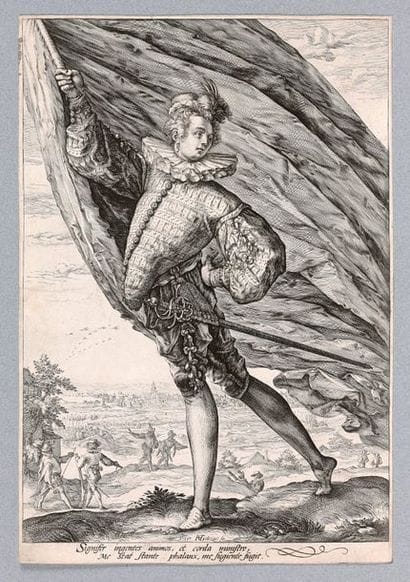 Hendrik GOLTZIUS (1558-1616)

Un Porte-enseigne...