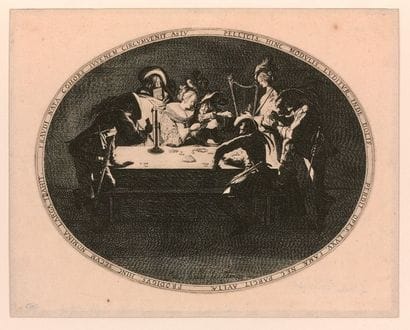 Jacques CALLOT (Nancy 1592-1635)

Le Brelan,...
