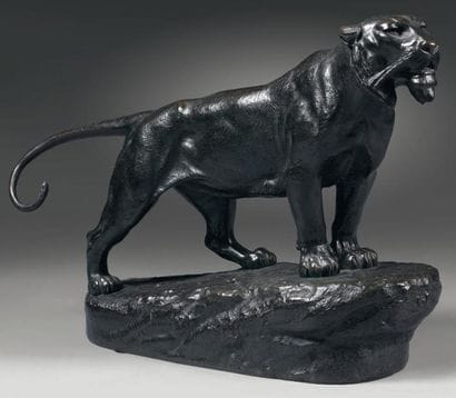 Clovis-Edmond MASSON (1838-1913)
Tigre sur...