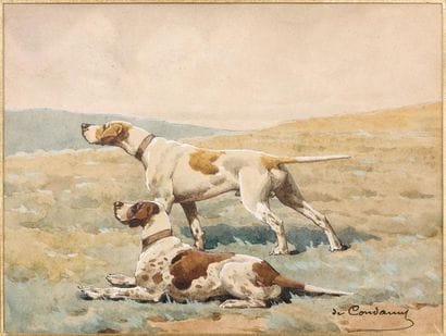 Charles Ferdinand de CONDAMY (1855-1913)
Deux...