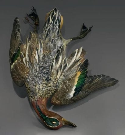SYLVESTRIE: Canard colvert en nature morte...