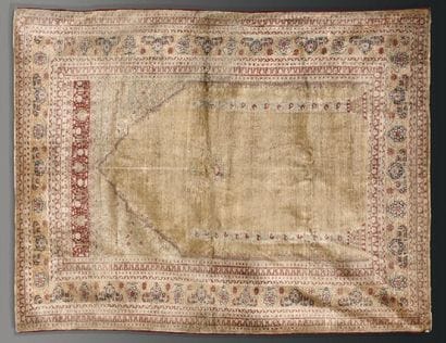 Tapis de soie très fin Persan Hériz (Nord-Ouest...