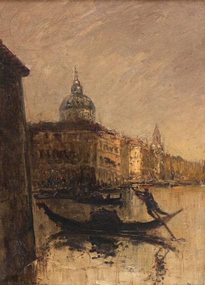 Édouard-Jacques DUFEU (1840-1900)
Gondolier...